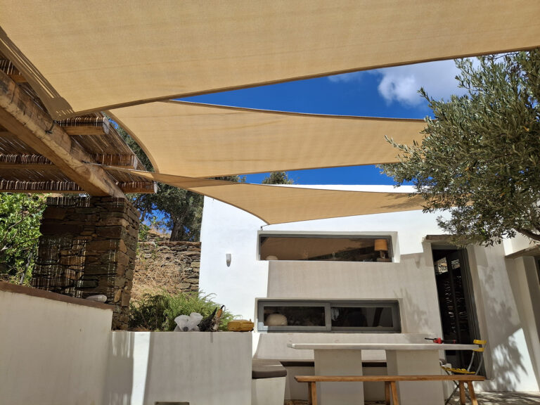 Τριγωνικά ιστία σκίασης